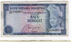 Maleisie 1 Ringitt 1976 vf, Postzegels en Munten, Bankbiljetten | Azië, Verzenden