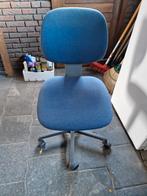 Burostoel, Huis en Inrichting, Ophalen, Gebruikt, Blauw, Bureaustoel