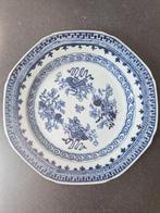 Chinees underglaze blue porseleinen bordje 18e eeuw, Ophalen of Verzenden