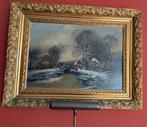 Schilderij Winters Landschap!, Antiek en Kunst, Kunst | Schilderijen | Klassiek, Ophalen