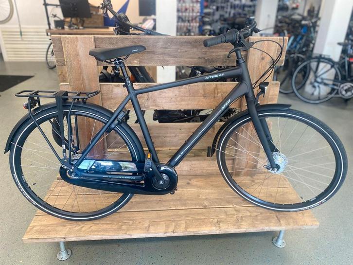 Giant Attend CS 3 Herenfiets Mat Zwart, Fietsen en Brommers, Fietsen | Heren | Herenfietsen, Nieuw, Giant, Versnellingen, Ophalen