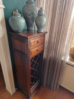 Te koop wijnkast, Ophalen, Hout, Cd's