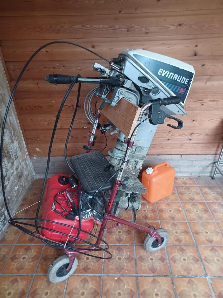 Buitenboord moter 15 PK Envirude, Watersport en Boten, Bootonderdelen, Zo goed als nieuw, Motor en Techniek, Motorboot, Ophalen