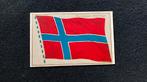 Vlag reliëf kaart Noorwegen, Ophalen of Verzenden, Voor 1920, Ongelopen, Overige thema's