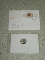 Gedenkpenning en postzegel geboorte Prinses Amalia, Verzenden, Nieuw, Nederland, Postzegel(s) of Munt(en)