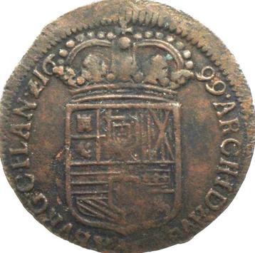 Spaanse Nederlanden - Vlaanderen liard 1699 (schaars) beschikbaar voor biedingen