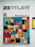 Relais techniek, Zettler mitteilungen 33 oktober 1973, Ophalen of Verzenden, Gelezen, Elektrotechniek