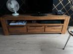 Tv meubel teak, Ophalen, Teakhout, Zo goed als nieuw, 200 cm of meer