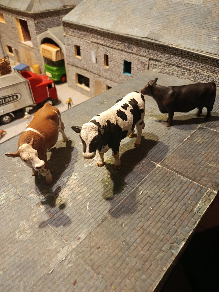 Set van 3 dieren van Schleich, Ophalen of Verzenden, Gebruikt, Tractor of Landbouw, Overige merken