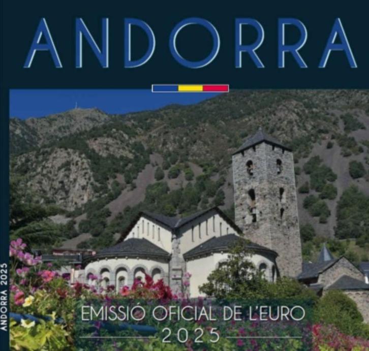 BU set Andorra 2025 - 1 cent t/m 2 euro - Blister - VVK, Postzegels en Munten, Munten | Europa | Euromunten, Setje, Overige waardes
