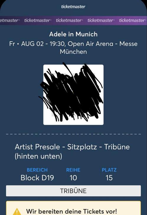 Tickets Adèle in München, Tickets en Kaartjes, Concerten | Pop, Twee personen, Oktober