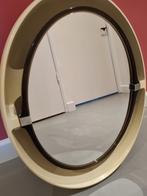 Mooie vintage design spiegel, Huis en Inrichting, Ophalen, Gebruikt, Minder dan 100 cm, Ovaal