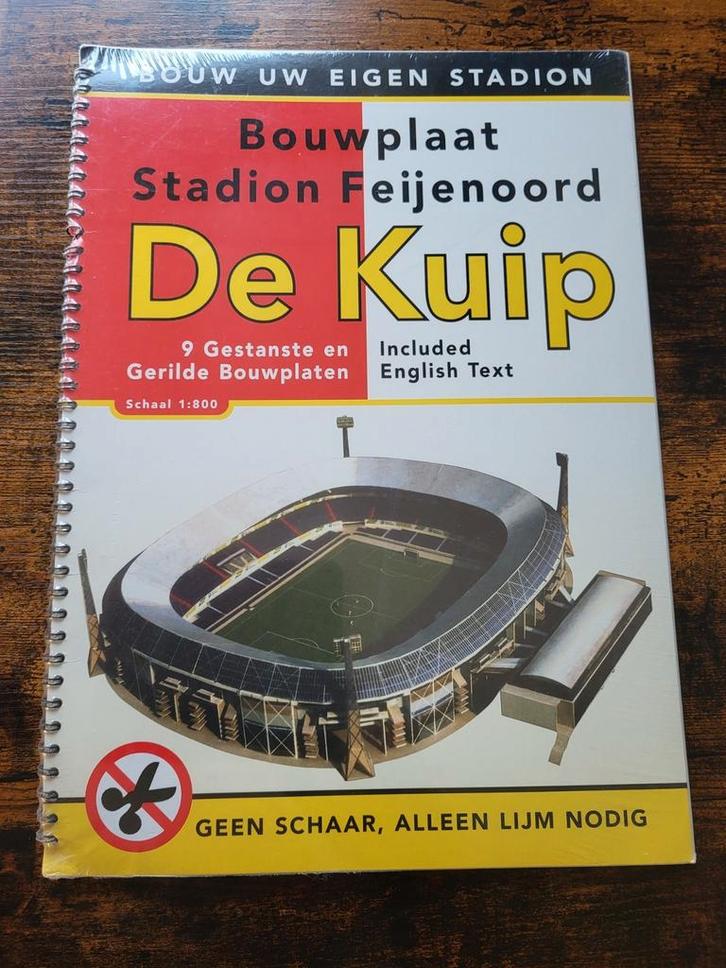 Bouwplaat Stadion Feijenoord De Kuip - Nieuw, Verzamelen, Sportartikelen en Voetbal, Nieuw, Overige typen, Feyenoord, Ophalen