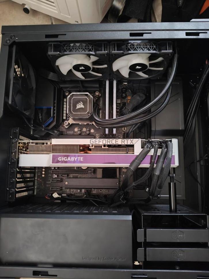 Gaming PC i9-10900KF 3080 Ti 32GB RAM Z590 H500 1000W', Computers en Software, Desktop Pc's, Gebruikt, 4 Ghz of meer, SSD, 16 GB