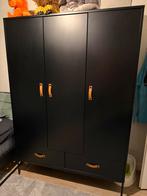 Coming kids 3 deurs kledingkast zwart, Ophalen, Zo goed als nieuw, 50 tot 75 cm, 150 tot 200 cm