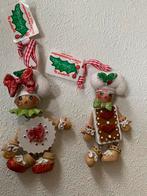 2 Gingerbread hangers Kurt Adler, Ophalen of Verzenden, Nieuw