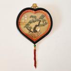 Chinees vintage schilderijtje van stenen schelpen, Antiek en Kunst, Ophalen of Verzenden