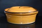 Oude patépot stoofpot ovenschaal met deksel genummerd, Antiek en Kunst, Antiek | Servies los, Ophalen of Verzenden