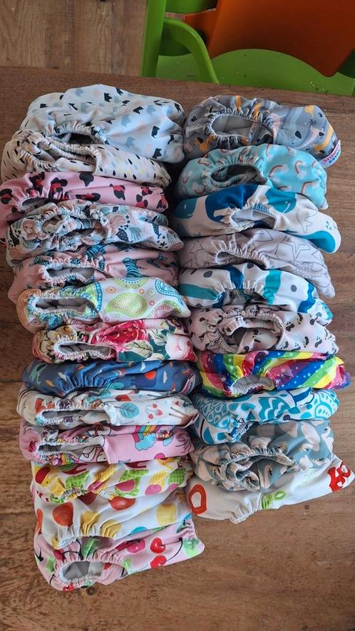 Groot pakket wasbare luiers, Kinderen en Baby's, Babykleding | Overige, Gebruikt, Jongetje of Meisje, Ophalen of Verzenden