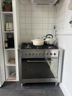 Gasfornuis 90cm met oven, Ophalen, Gebruikt, Hete lucht, Gas