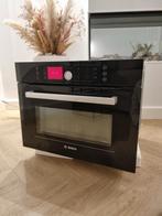 Luxe bosch combi oven magnetron, Zo goed als nieuw, Oven met grill, Inbouw, 45 tot 60 cm