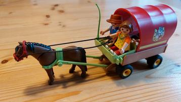 Complete set playmobil Pony met huifkar 5228 beschikbaar voor biedingen
