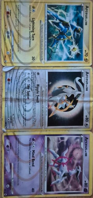 Arceus Lv.100 Pokémon Kaarten - Set beschikbaar voor biedingen