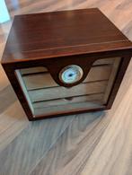Humidor met 4 lades + sigaren, Antiek en Kunst, Ophalen of Verzenden