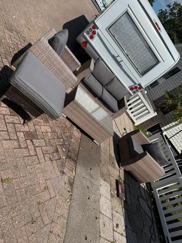 Tuinset SVG bank en 2 stoelen salontafel en bijzettafel beschikbaar voor biedingen