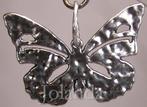 1121 Mooie Zilver Kleurige Metalen Hanger Vlinder, Verzenden, Nieuw, Hanger