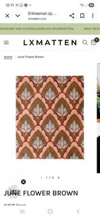 Nieuwe LX Matten Deurmat June Flower Brown 114x133 cm, Nieuw, Ophalen of Verzenden, Droogloopmat, Overige materialen