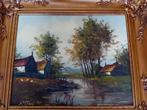 Landschap schilderij., Antiek en Kunst, Ophalen of Verzenden
