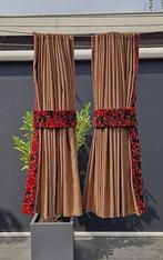 Set zijgordijnen ALCANTARA PLUS met Deense pluche rand, Ophalen of Verzenden, Gebruikt, Interieur en Bekleding