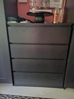 Zwartbruine Malm ladekast Ikea, Huis en Inrichting, Kasten | Ladekasten, Ophalen, 50 tot 100 cm, Zo goed als nieuw, 3 of 4 laden