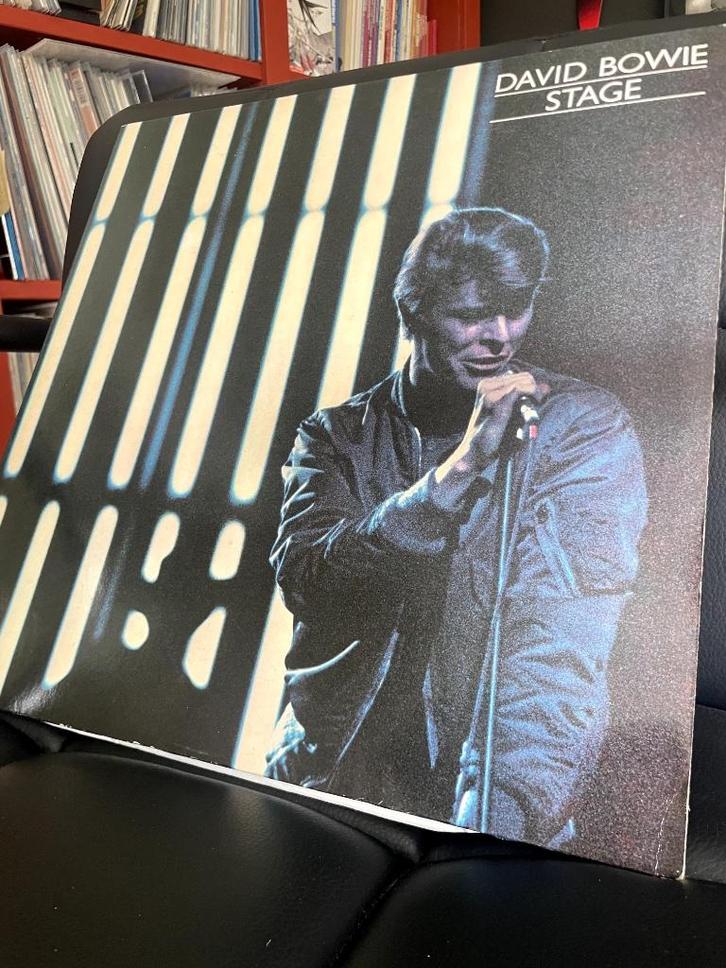 David Bowie, 2LP Stage (blue vinyl) (1978), Cd's en Dvd's, Vinyl | Rock, Gebruikt, Poprock, Overige formaten, Verzenden