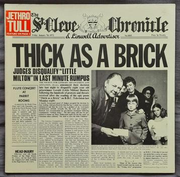 JETHRO TULL - 'Thick As A Brick' (Canadese persing, 1978) beschikbaar voor biedingen