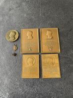 Bronzen  penningen  roodekruis, Ophalen of Verzenden