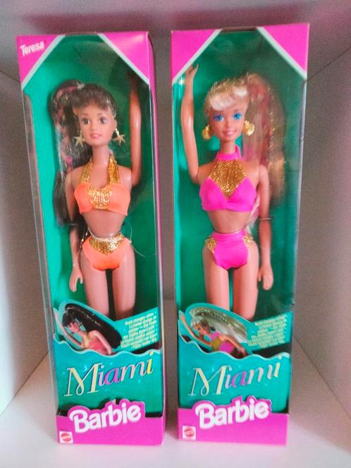 Miami Barbie en Teresa NRFB, Verzamelen, Poppen, Nieuw, Fashion Doll, Ophalen of Verzenden
