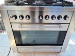 5 pits gasfornuis en oven Solitaire horeca kwaliteit, Witgoed en Apparatuur, Fornuizen, 60 cm of meer, Ophalen of Verzenden, Zo goed als nieuw