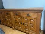 Massief eiken dressoir  stevig en klassiek veel opbergruimte, Huis en Inrichting, Kasten | Dressoirs, Ophalen of Verzenden, Zo goed als nieuw