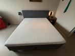 Emma boxspring 180  210 cm (zeer nette staat), Ophalen, 210 cm, Tweepersoons, Zo goed als nieuw