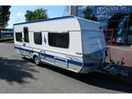 Fendt Topas 550 TG enk. bed+mover+voortent, Caravans en Kamperen, Caravans, Rondzit, Schokbreker, Fendt, 5 tot 6 meter