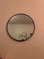 Ronde spiegel zwart 70 cm, Rond, Ophalen of Verzenden, Zo goed als nieuw, Minder dan 100 cm