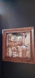 Royal Holland Mosa Tegeltje - Boederij Scène, Ophalen of Verzenden