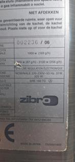 Zibro Laser Kachel - 2000 Watt - Functioneel, Ophalen, Gebruikt, Overige modellen