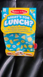Melissa & Doug Speelgoed Eten - Wat zit er in de lunch?, Ophalen of Verzenden, Kunststof