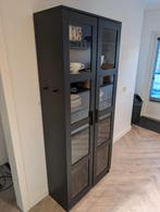 Vitrinekast zwart 190x80cm - Brimnes van Ikea, Huis en Inrichting, Kasten | Vitrinekasten, Ophalen, 50 tot 100 cm, Zo goed als nieuw