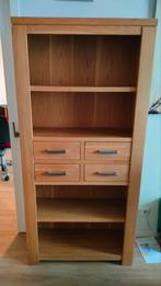 Mooie zware boekenkast eikenhout, Ophalen, Gebruikt, Eikenhout, 50 tot 100 cm
