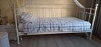 Bed ombouw 80x200 staal., Ophalen, Gebruikt, Eenpersoons, Wit
