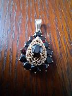 VINTAGE GROTE GRANAAT 14 karaat hanger, Sieraden, Tassen en Uiterlijk, Antieke sieraden, Ophalen of Verzenden, Goud, Hanger, Met edelsteen